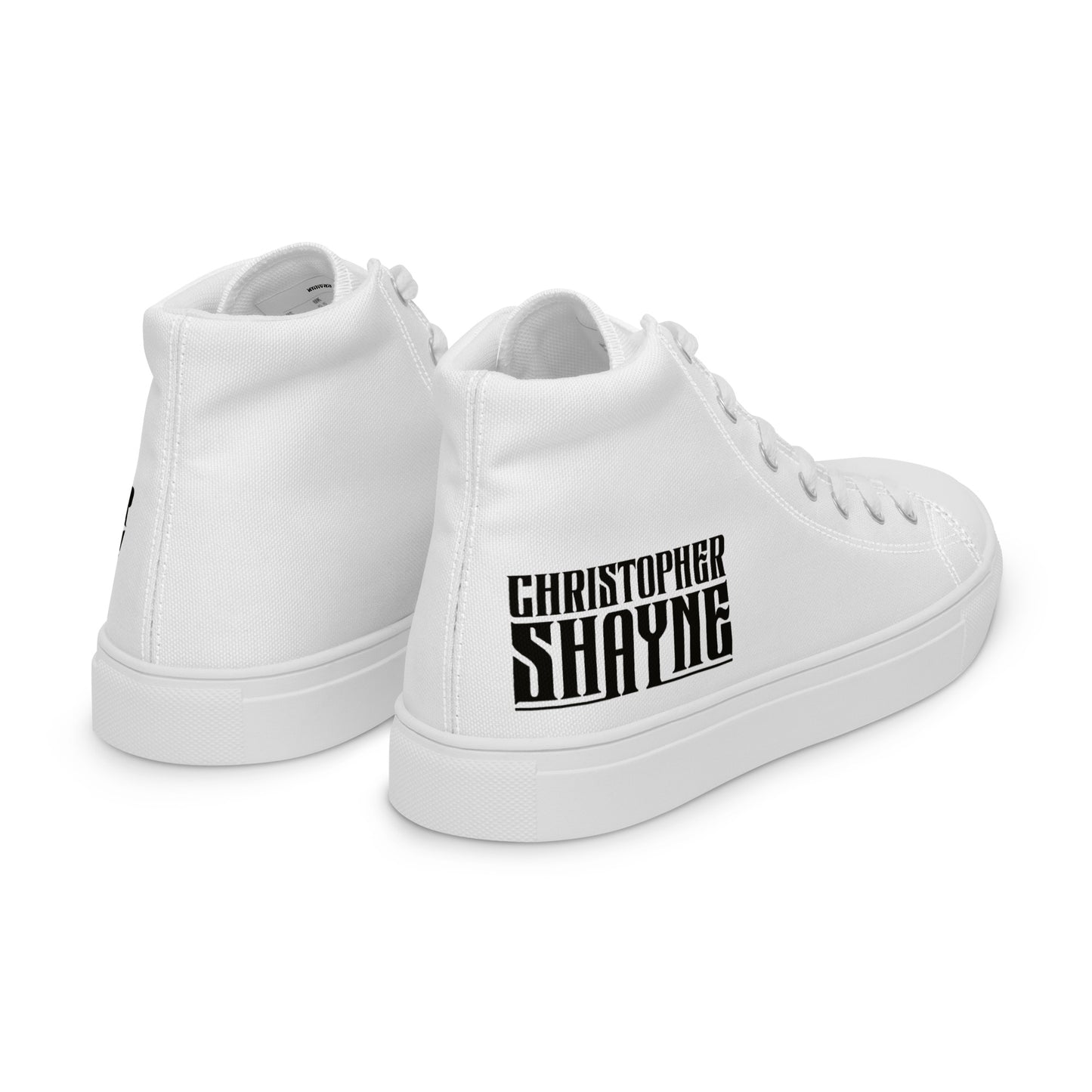 Men’s high top canvas shoes