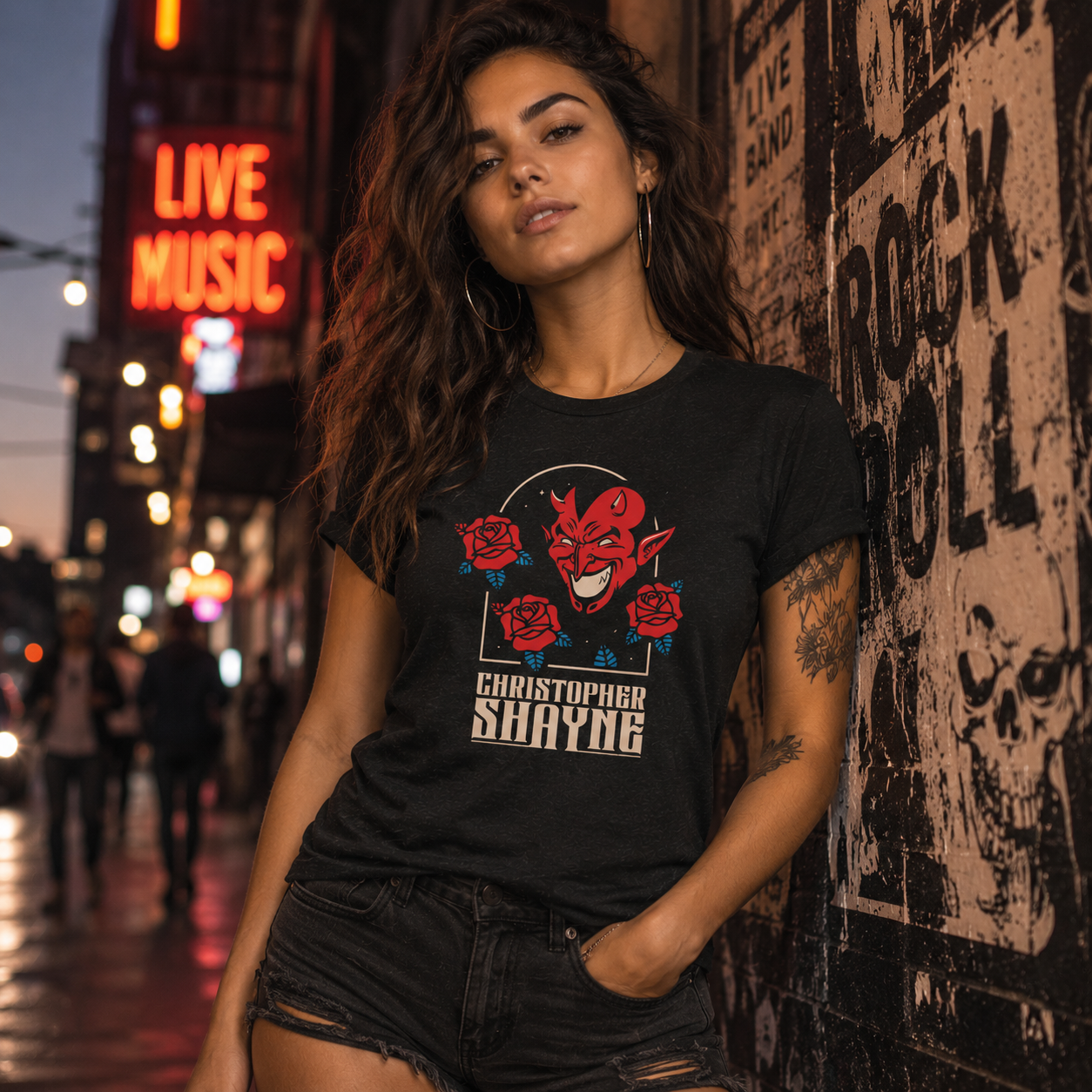 Christopher Shayne Devil Unisex t-shirt