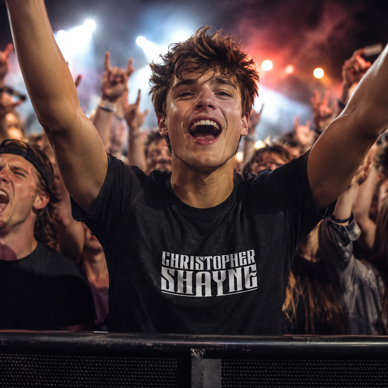 Christopher Shayne Black Unisex t-shirt
