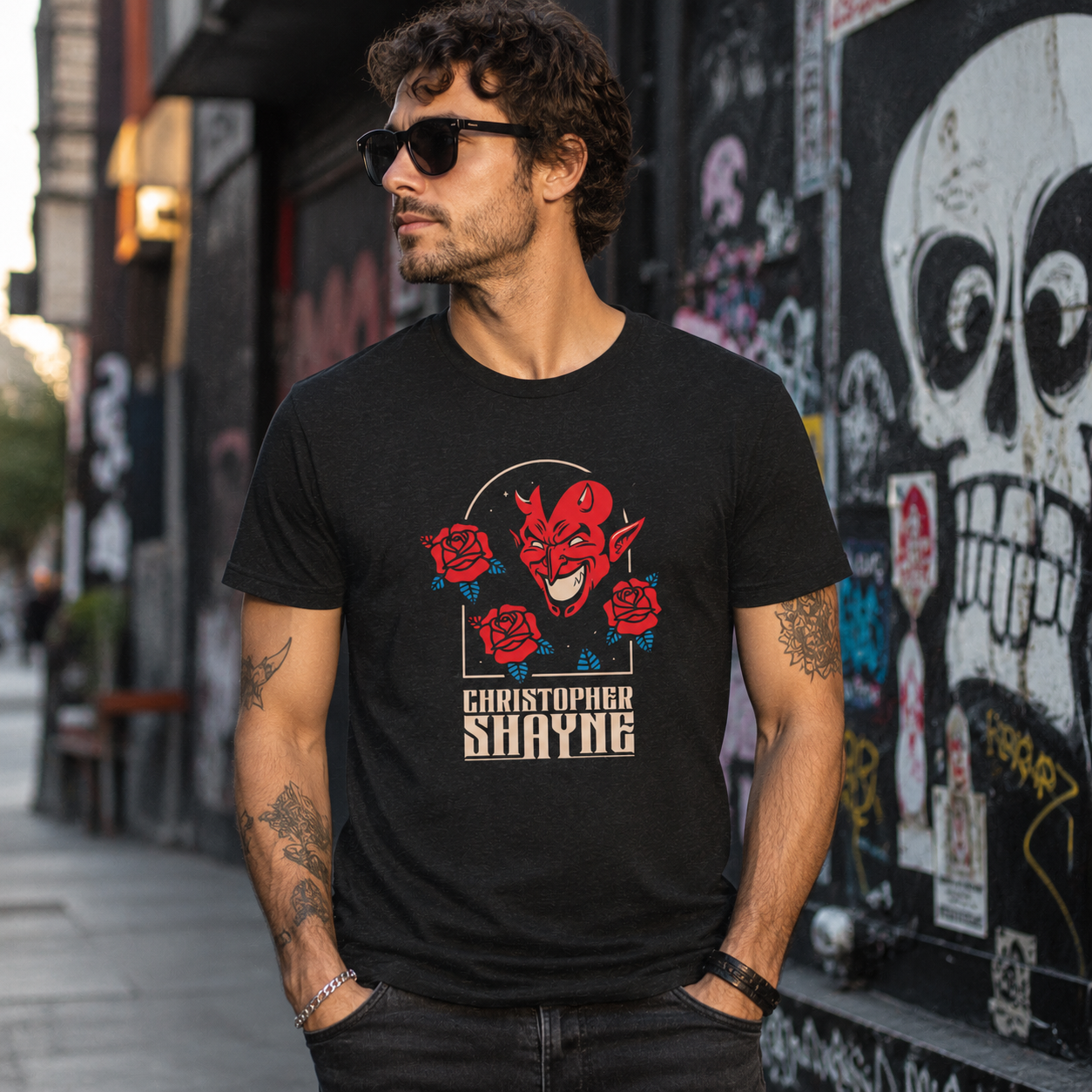 Christopher Shayne Devil Unisex t-shirt