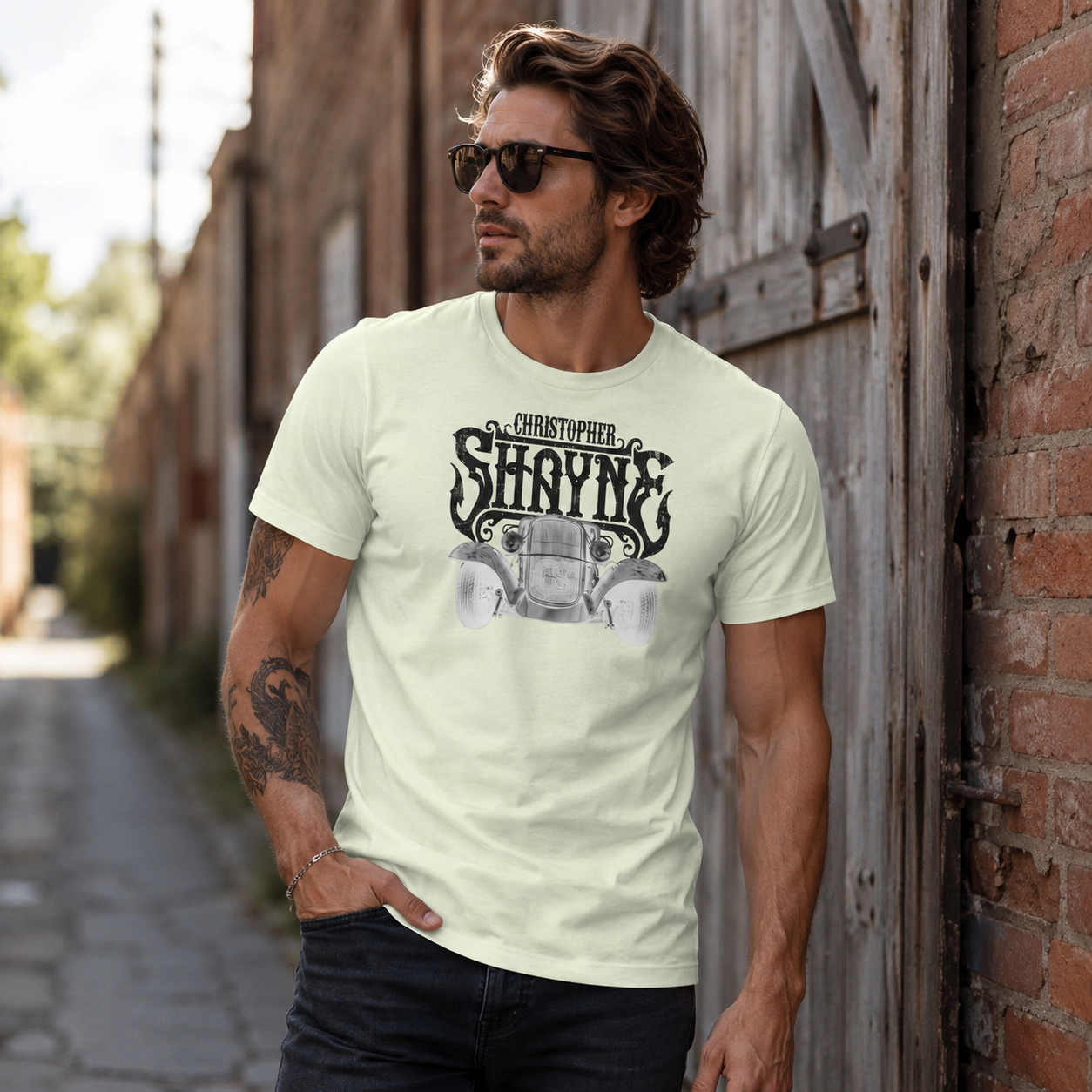 "Christopher Shayne "Hot Rod" Unisex t-shirt